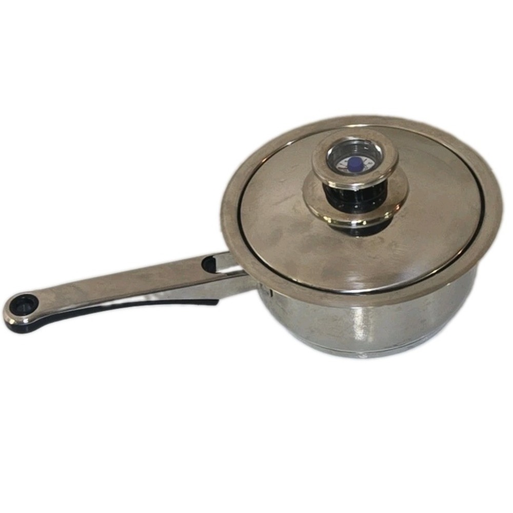 Nutri-Stahl Millennium XXIV E Pot T304S Surgical Stainless Steel TempAlert Lid